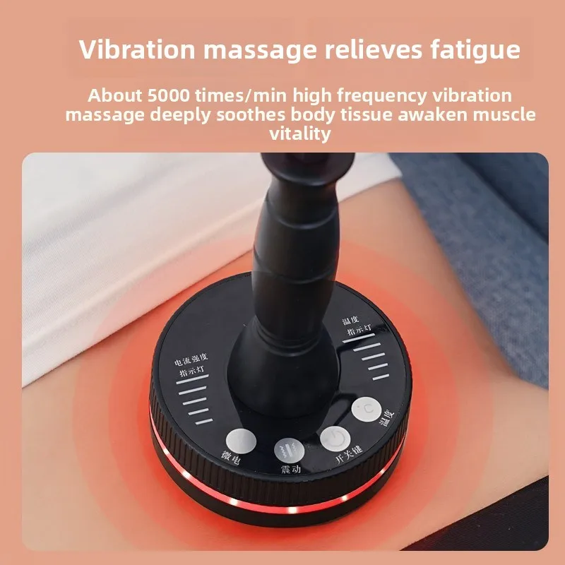 Electric Health Meridian Brush Full Body Guasha Scraping Massage Comb Beauty Weight Loss Dredge Meridian Lymphatic Hot Compress