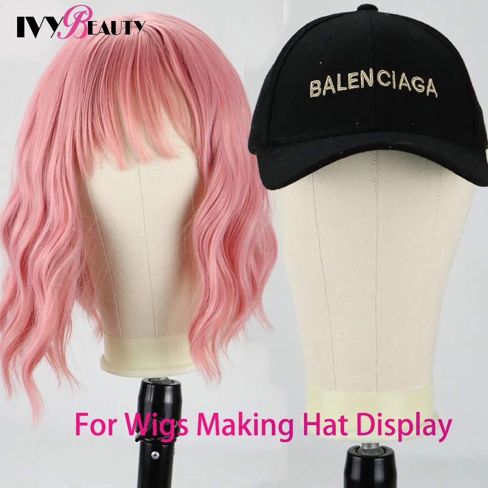 21-23 Inch Wig Stand Training Mannequin Head Canvas Head For Wigs Making  Wig Hair Brush With T Pins Needles Set With Tripod - Wig Stands - AliExpress