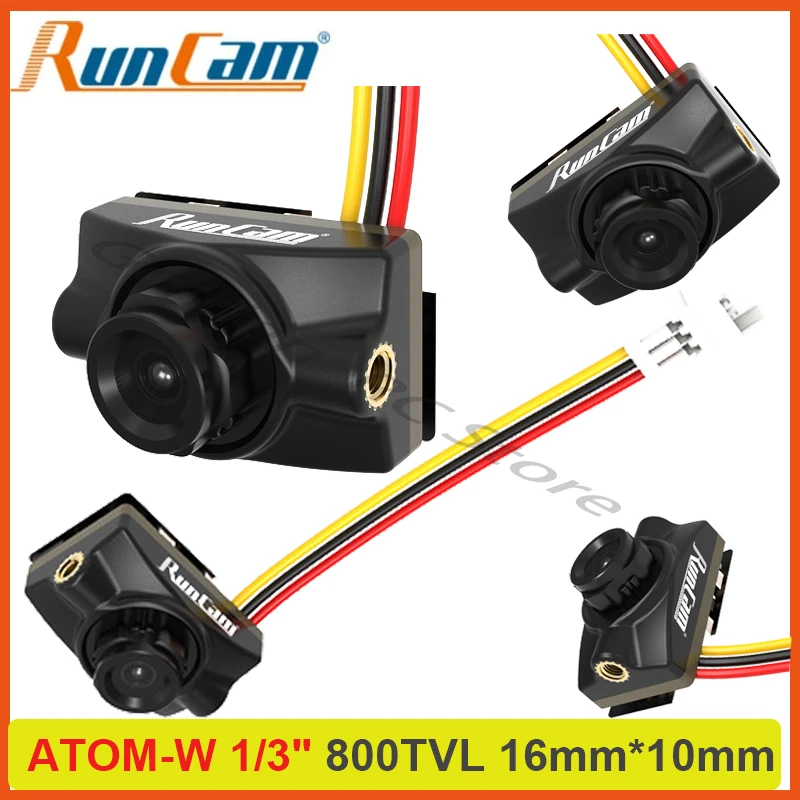 

RunCam ATOM-W 1/3 "800TVL 16 мм * 10 мм CMOS FPV камера для новой рамки