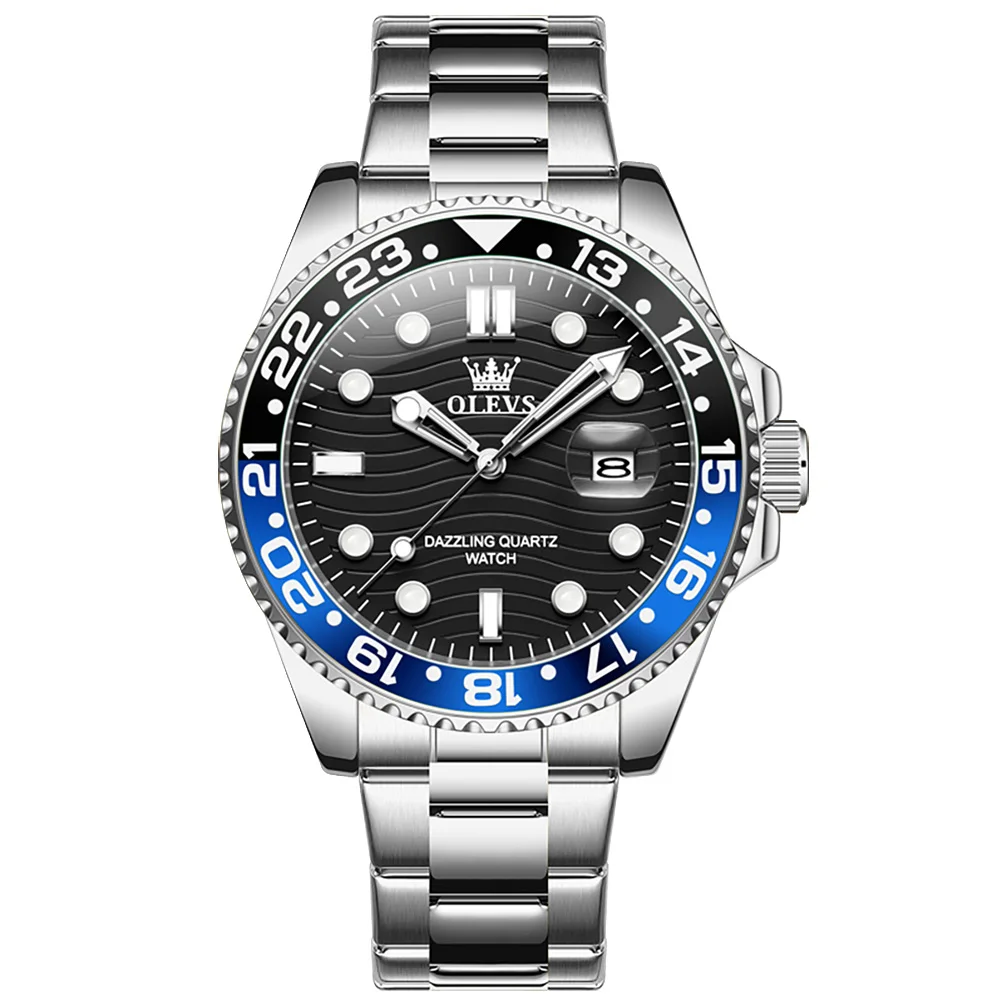 OLEVS 3610 ساعة كوارتز أصلية للرجال موضة مقاوم للم...