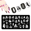 Disney Caribbean Pirates Nail Stamp Captain Jack Nail Stamping Plates for Nail Stencil #213 1