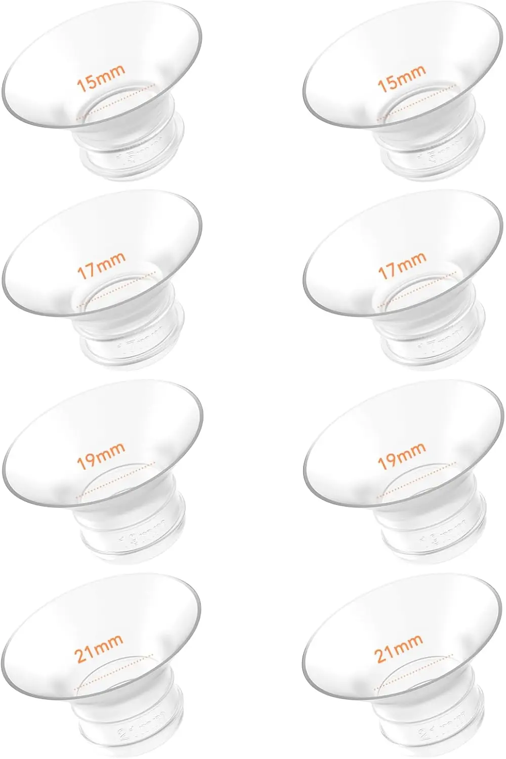Flange Inserts Compatible with Momcozy M5/M6/S12 Pro/S9 Pro/V1/V2,Spectra,Medela,Elvie, Willow,Lansinoh,24mm Breast Pump Parts