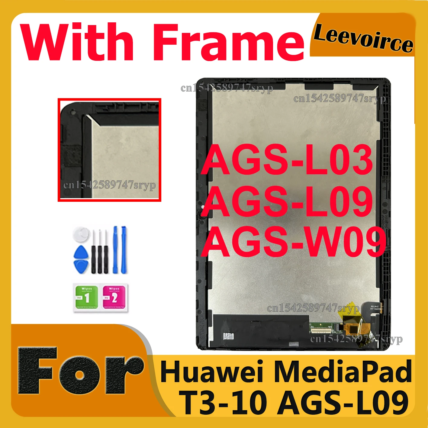TabletDisplayFrameRepairReplacementForHuaweiMediaPadT310AGSL03AGSL09AGSW09.jpg
