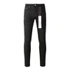 Purple Jeans American High Street Black Pleated Basic Model 2024 New Fashion Trend High Quality Jeans 4