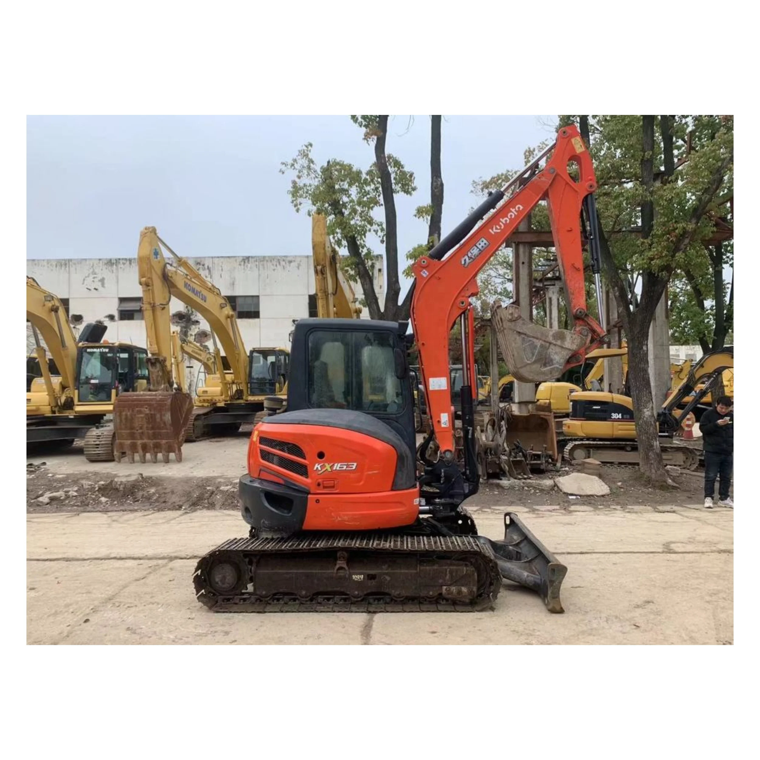 Небольшой экскаватор Kubota kx 155 kx165 kx163 kx161