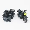 WW2 Germany Military Motorcycle Accessories Building Blocks Army Soldiers Rifle Vehicle Model Weapons Bricks Toys for Children 4
