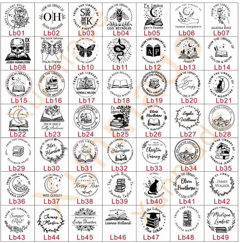 Self Inking Stamp Personalized Self inking Stamp Photosensitive ink Stamps Your design picture wedding initial Library book