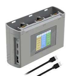 Drone Battery Charging Hub for Simultaneous Charging of Three Batteries (D-MINI2 LCD Charger)