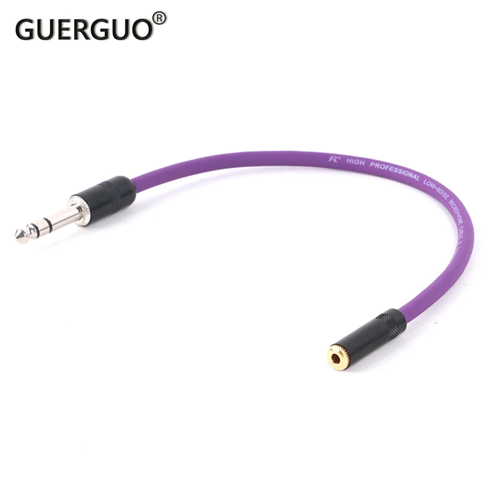 1 Stück 3,5 mm (1/8 Zoll) Stereo-TRS-Buchse auf 6,35 mm (1/4 Zoll) Stereo-TRS-Stecker Kabel für Gitarren, Mikrofone, Kopfhörer usw. 0,3 m - 15 m