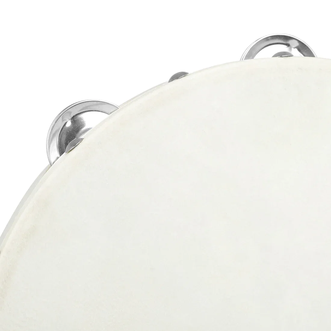 Hand Tambourine 10 Inches Sheepskin Wooden