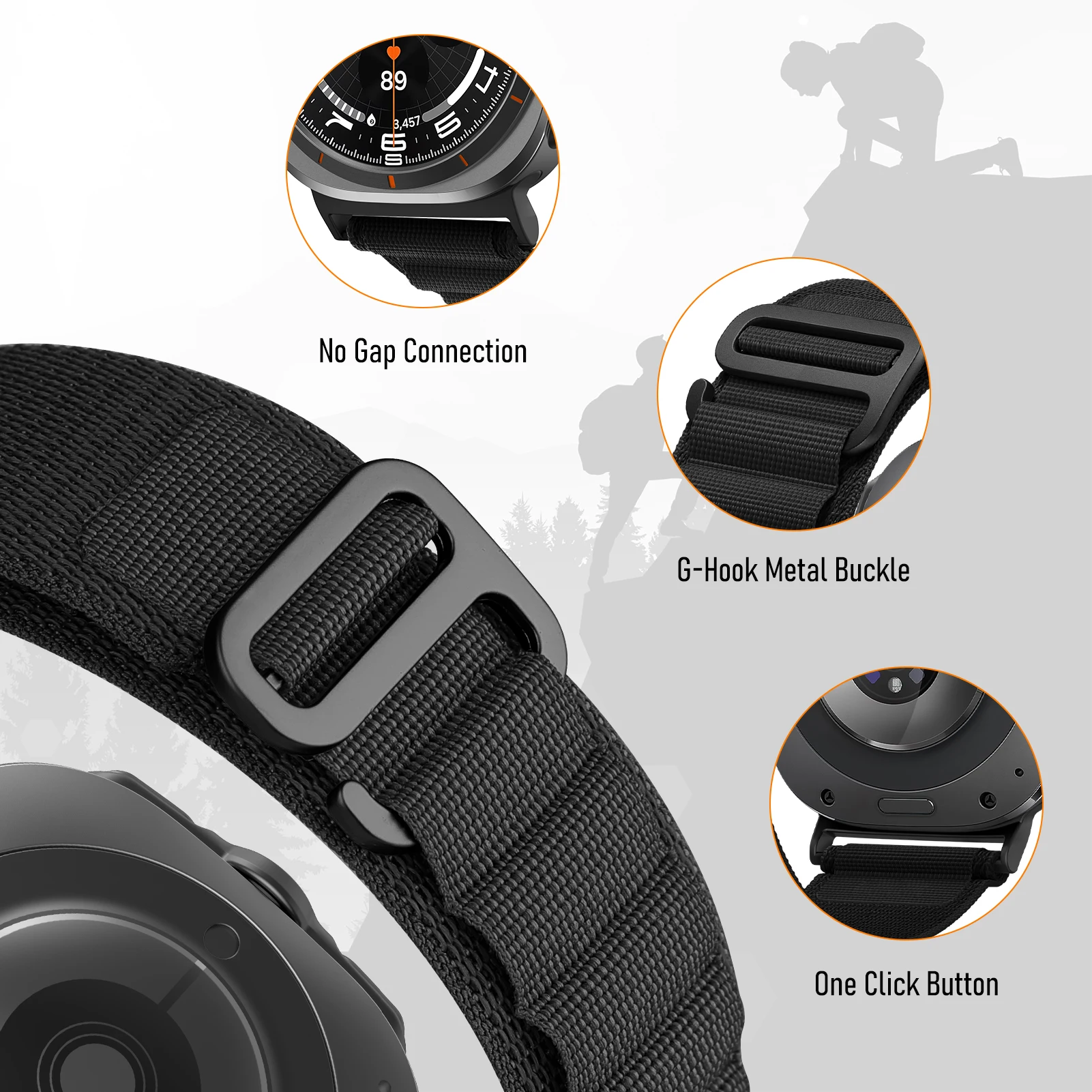 Alpine Loop Nylon Band - Premium Strap