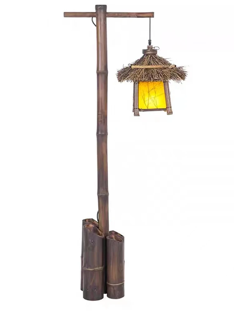 

Chinese personality of retro floor-to-ceiling outdoor chandelier