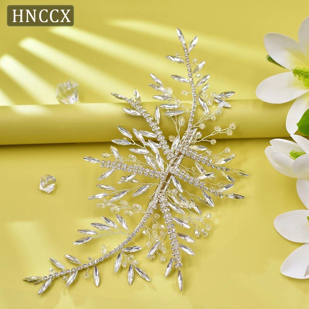 

Rhinestone Bridal Hairpin Jewelry Luxury Accessories Handmade Bridal Trendy Hair Piece Valentine Headdress Gift CP287