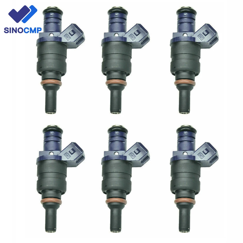 6 Pz Iniettore Di Carburante 1439800 13537546244 13537546245 13641427240 1427240 7546244 Per 01-06 Bmw X5 X3 Z3 Z4 330I 530I