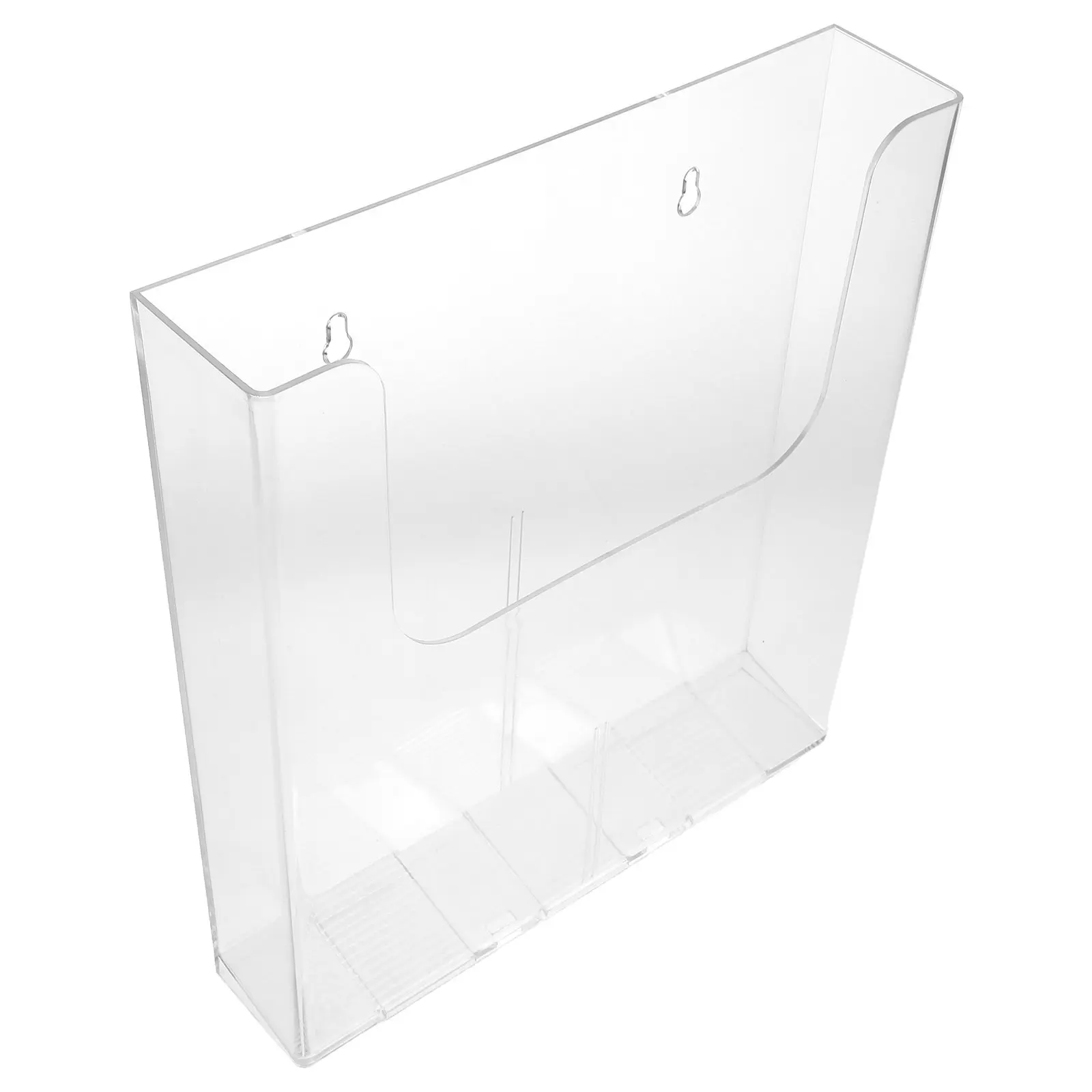 A4 사이즈 투명 아크릴 벽걸이 파일 정리함, 사무실 우편물, 서신, 잡지, 학교 서류, 가정 문서 보관용