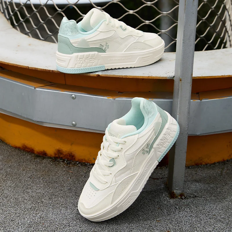 361 Degrees Women Skate Shoes Spring Comfortable Flexible Cushioning Supportive Classic Color-blocking Female Sneakers 682416616