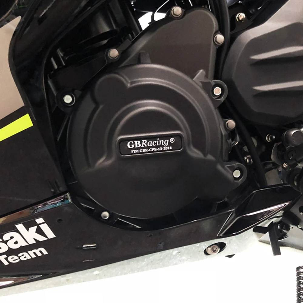 Ninja 400 Motorcycle Engine Protective Cover For Kawasaki Ninja 400 2018-2023 Z400 2019-2023 Carbon Fiber Printing