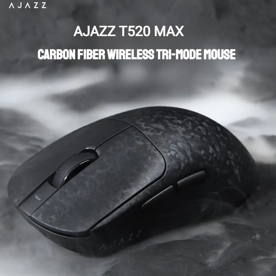 AJAZZ T520 MAX Gaming Mouse Wireless Bluetooth PAW3395 Lightweight
