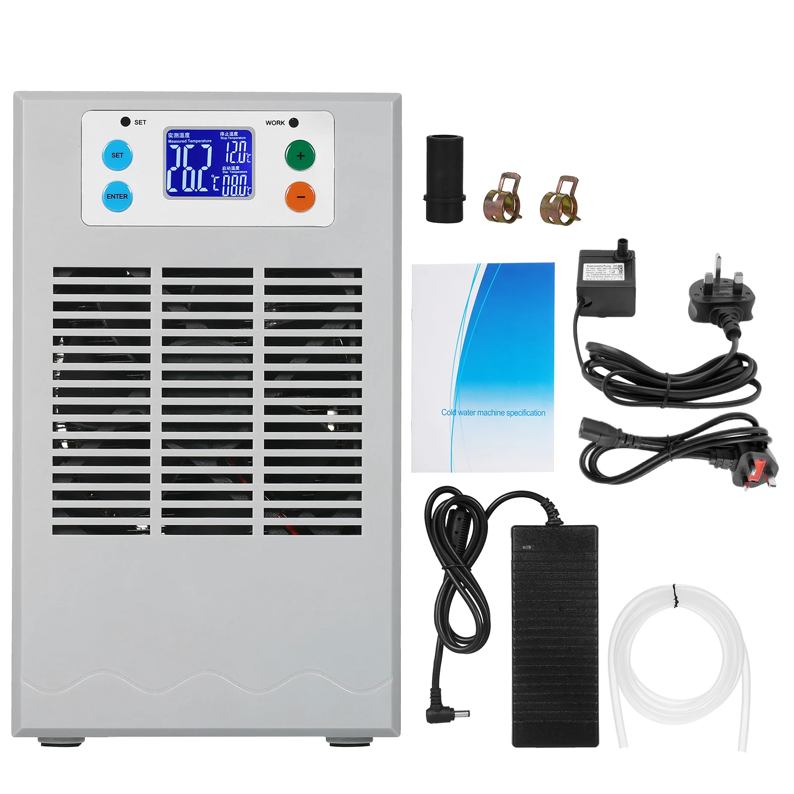 100W 30L/70W 20L Small Fish Tank Water Heater&Chiller Aquarium Chiller Semiconductor Electronic