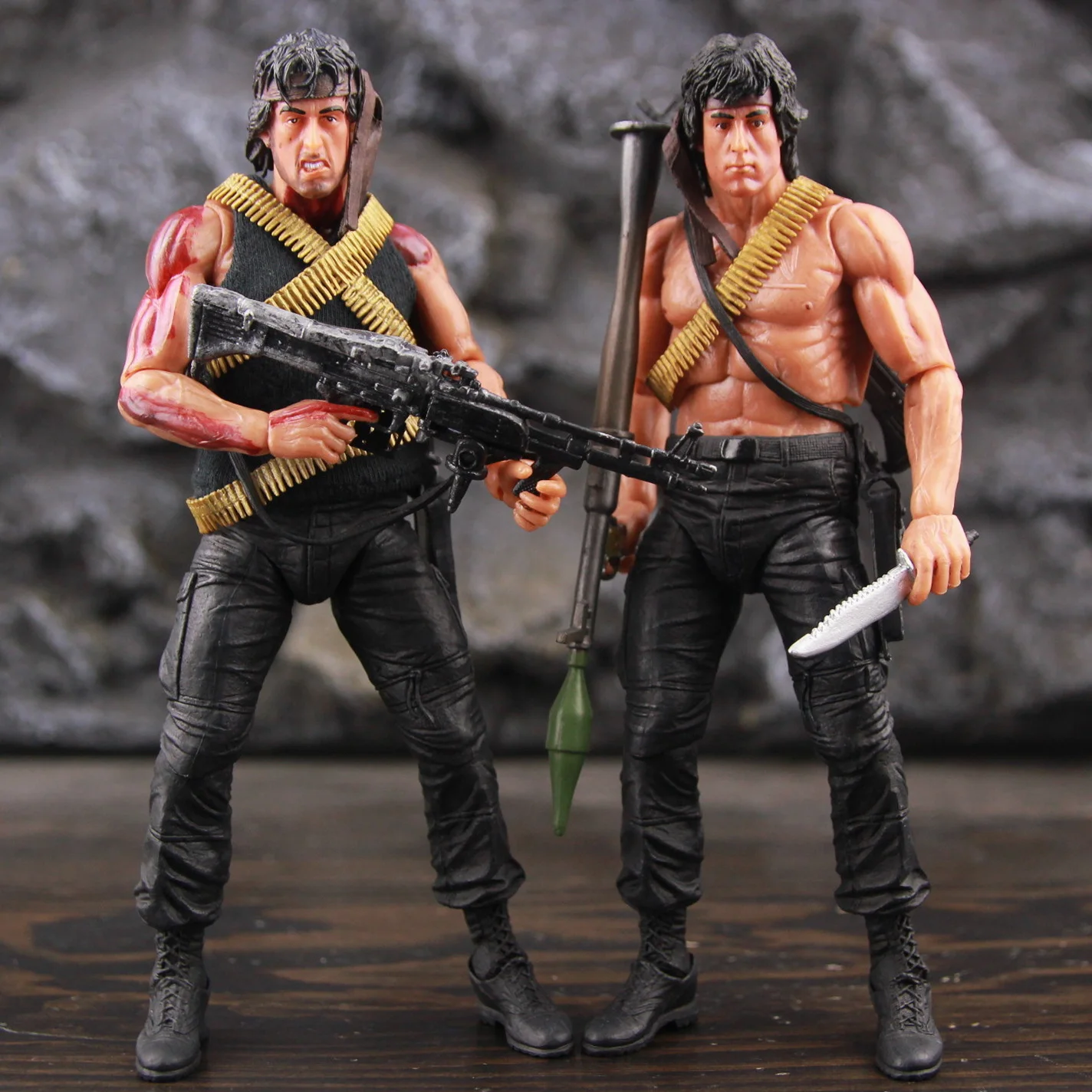 Figurine du Film classique premier sang Ron Kim John J.R Rambo, 7 pouces,  soldats des Forces spéciales, Avenger, sylvestre, jouets, modèle poupée