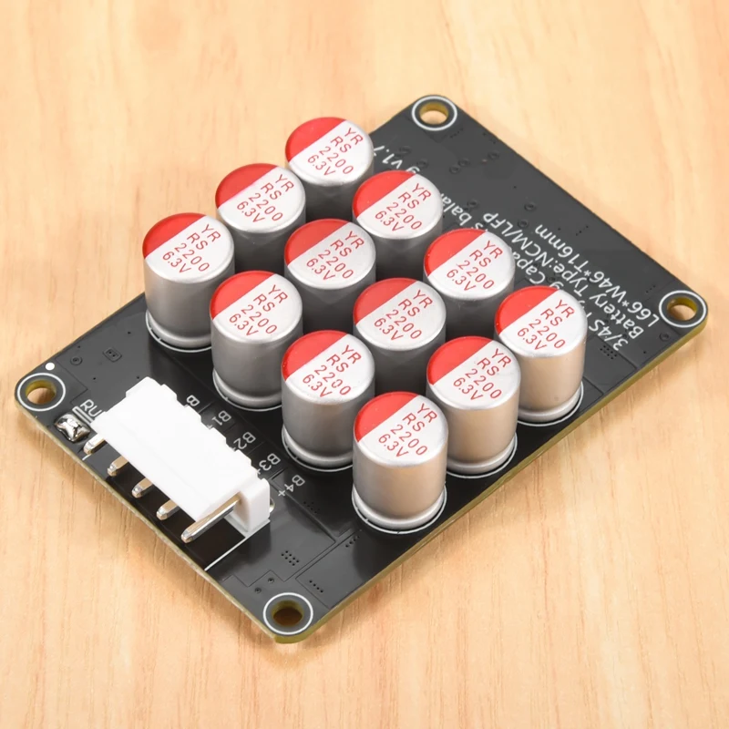 4S Active Equalizer Balancer Lifepo4 / Lipo/ LTO Battery Energy Equalization Capacitor BMS Board
