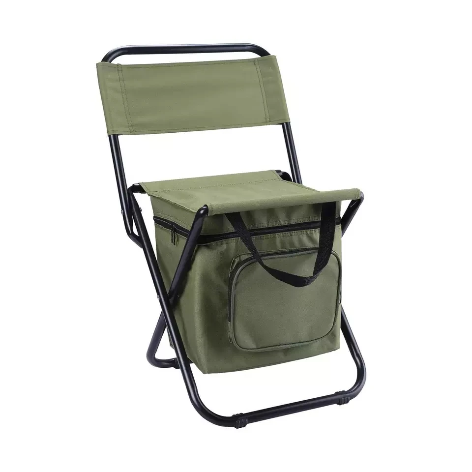 

Multifunctional Folding Camping Ultralight Chair with Portable Thermostatic Storage Bag Pockets for Travel Fishing Seat Stool