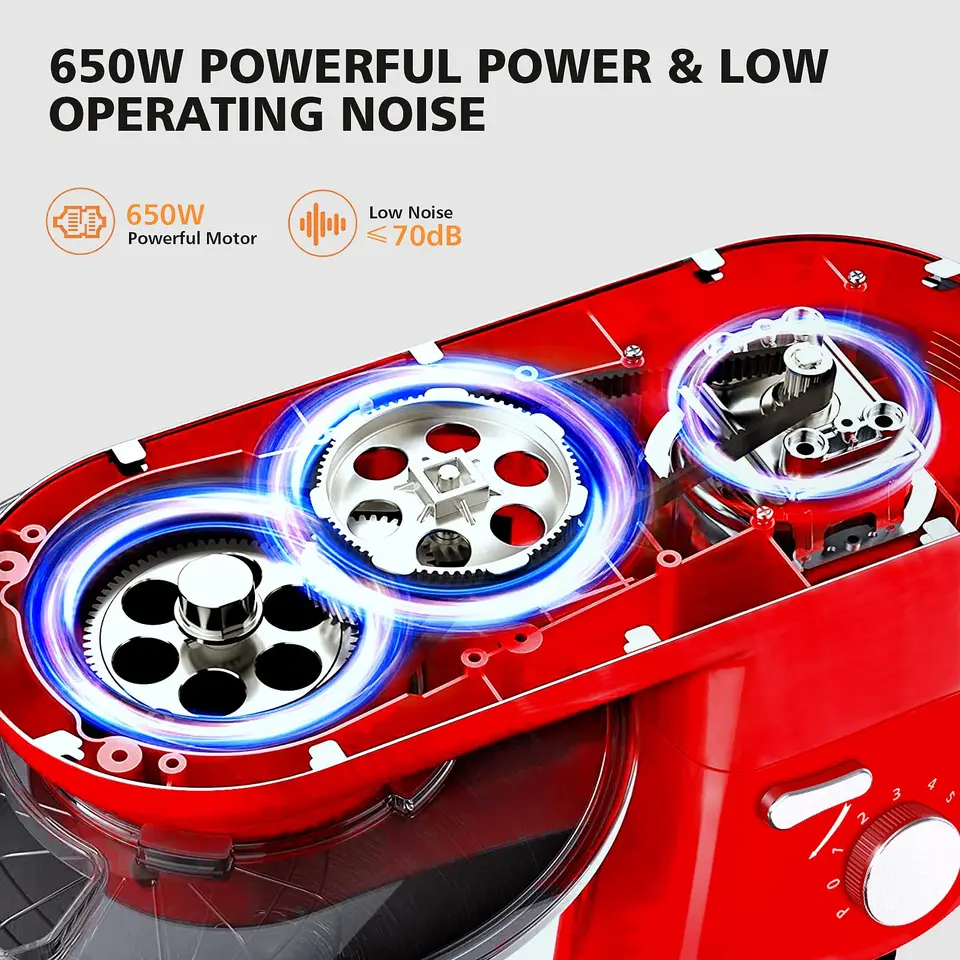 1pc CHEFTRONIC Stand Mixer, 7 Qt Tilt-Head Electric