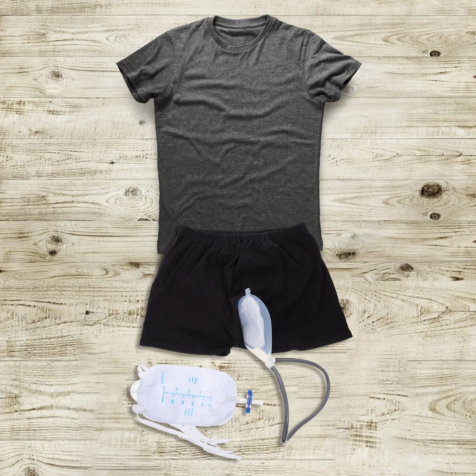 Urine Bag Men Wearable Pants Incontinence Male Urinals Underpants Liquid Silicone Comfortable Man Diapers adults male urine collector