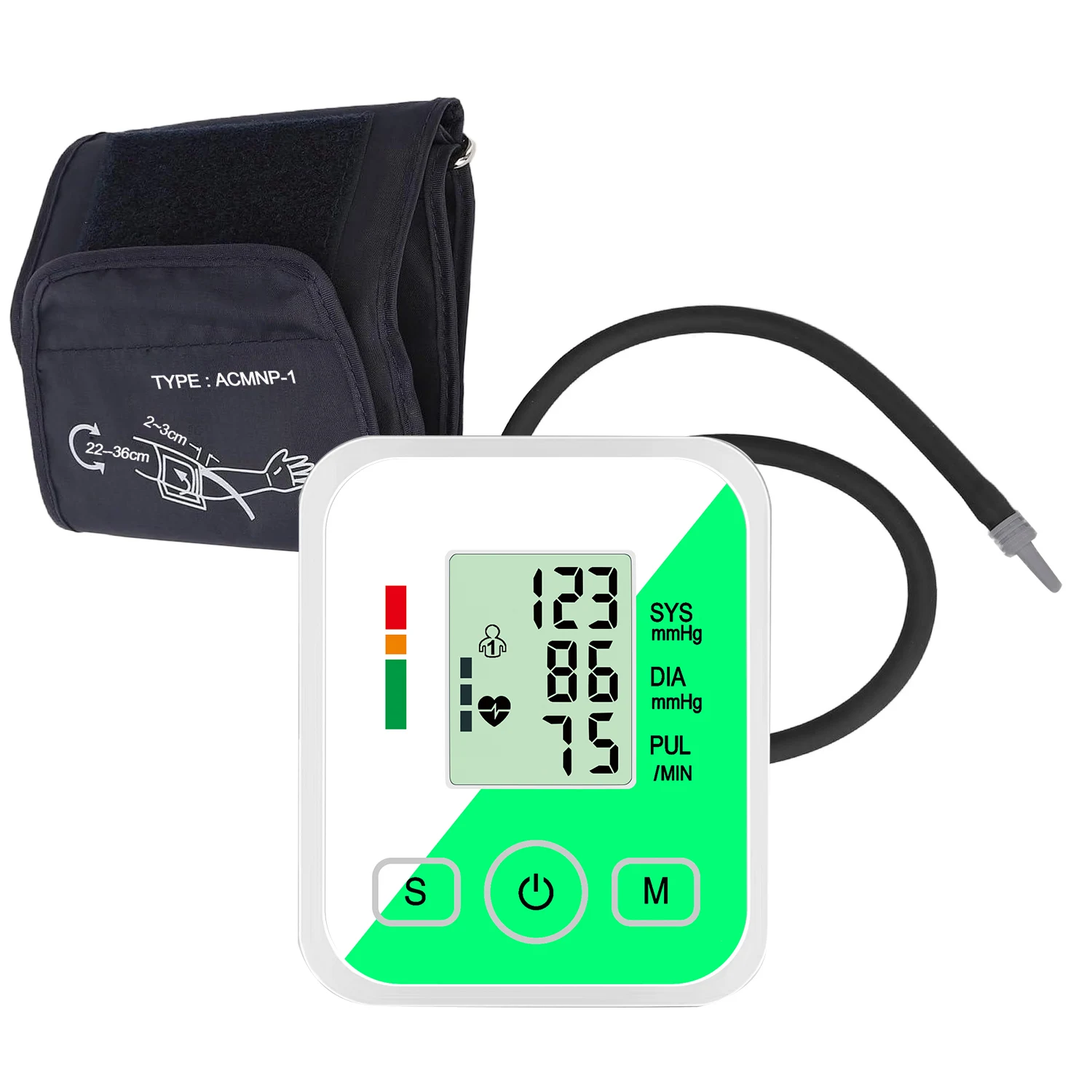 Medical Arm Blood Pressure Monitor Users BP Automatic Professional Portable Tonometer Digital Tensiometer Heart Rate