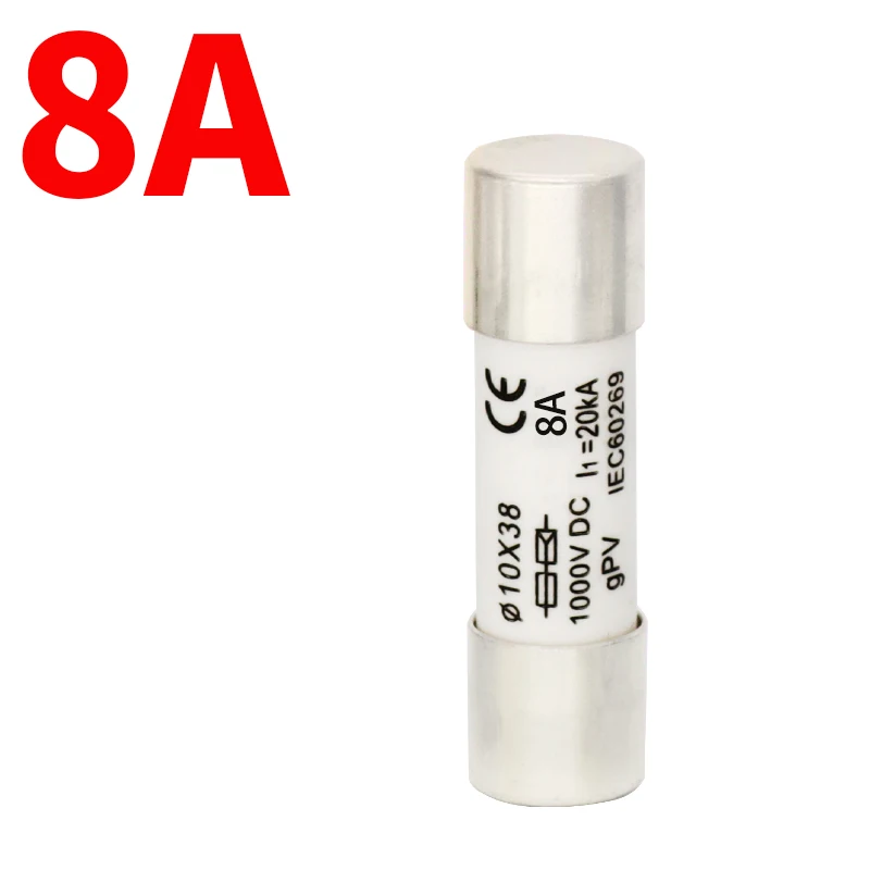 1A 2A 3A 4A 6A 8A10A 12A 15A 20A 25A 32A 1000V 10*38 ミリメートル PV ソーラーヒューズ 金属合金太陽光発電キットシステム保護 dc ヒューズ - AliExpress 10 ピース/ロット PV DC ヒューズ 2A/3A/4A/5A/8A/10A 1000V ヒューズリンクソーラーシステム保護用