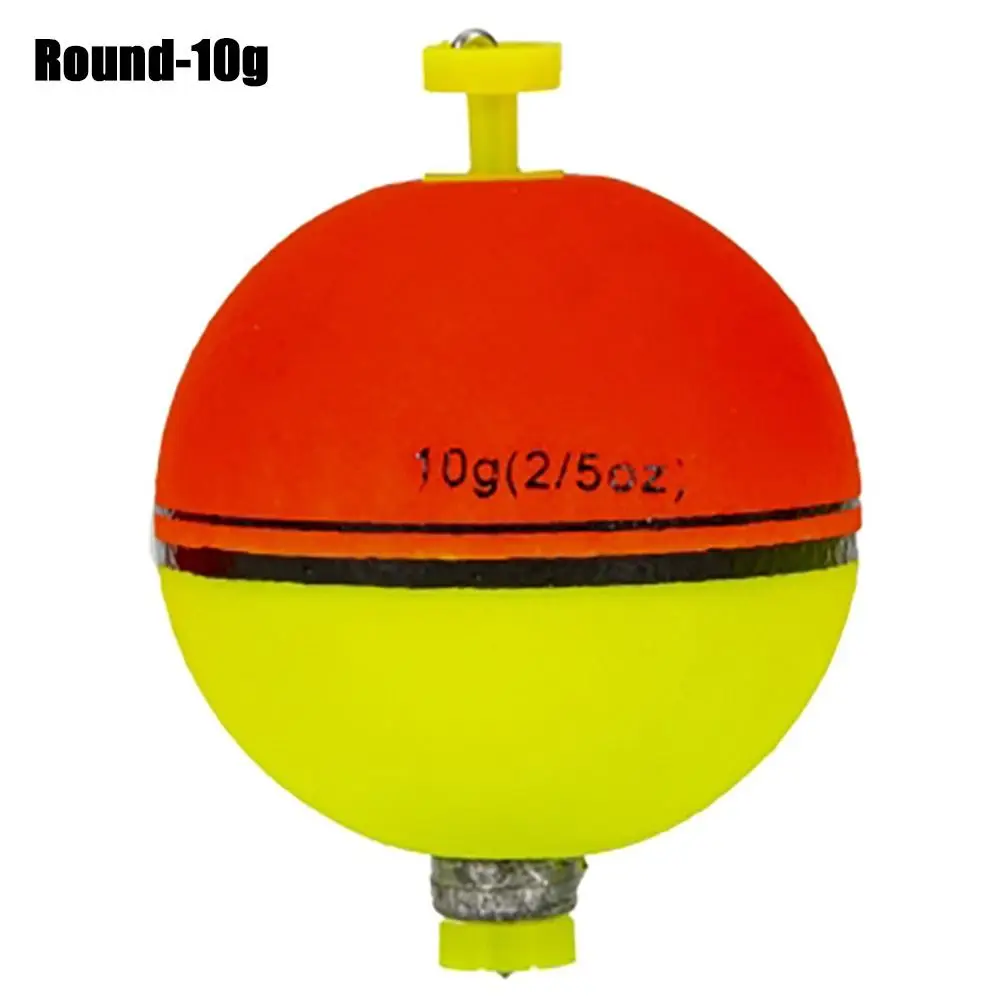 Red Yellow Sea Fishing Eva Foam Tackle Float Lead Weight Classic