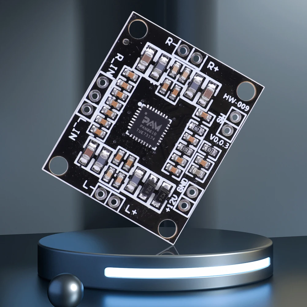 PAM8610 Stereo Mini Power Amplifier Board 2x15W Ultra-Thin Amplifier Board Class D Dual Channel