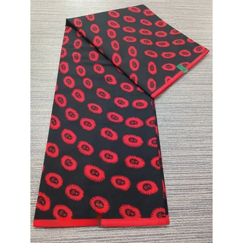 Description Picture 2 of itemAfrican Wax Fabric High Quality Wax Nigerian Ankara Block Prints New Arrivals Batik Fabric Dutch Pagne 100% Cotton For Sewing