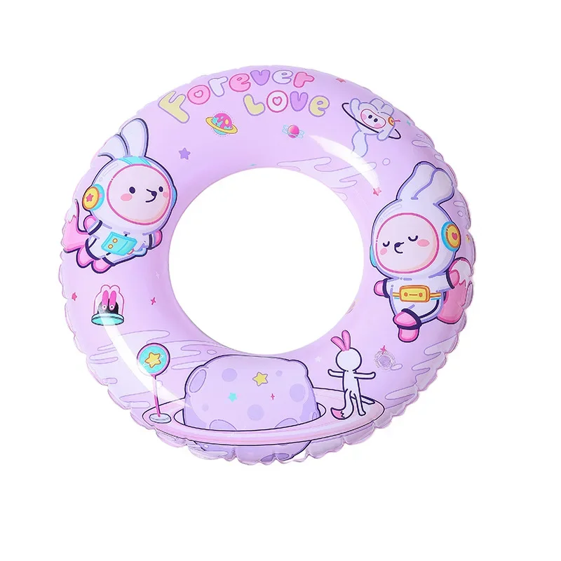 Thickened Children's Inflatable Swimming Ring Underarm Outdoor Cartoon Water Toy Floatation Ring Sports And Entertainment