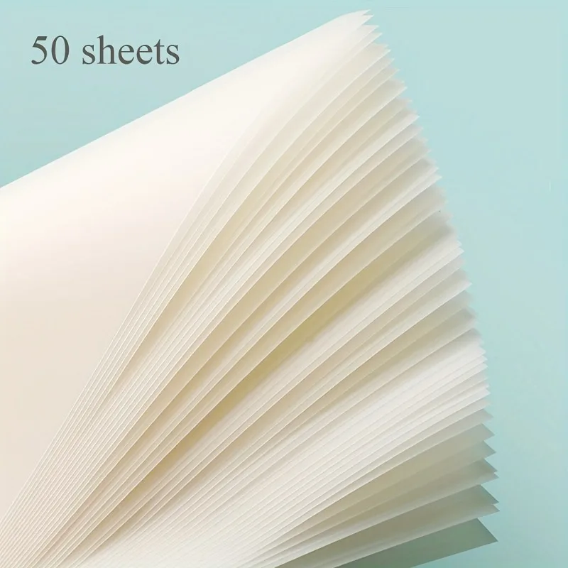 Transparent Waterproof Self-Adhesive Sticky Note Pads - 50 Sheets, Ideal