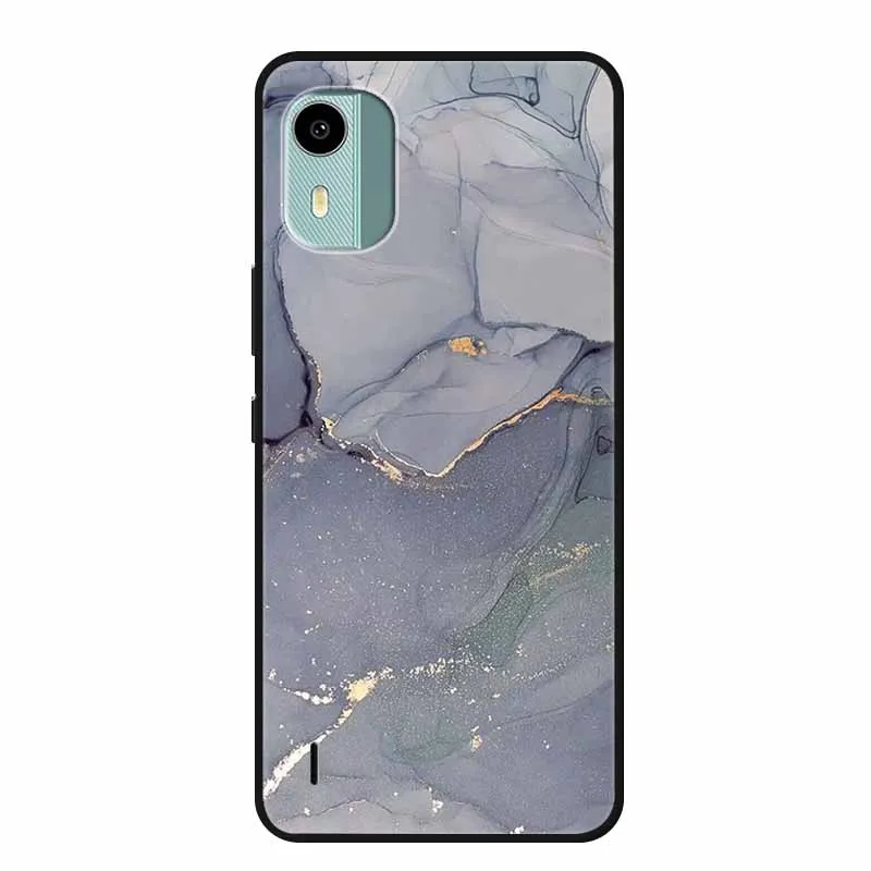 Marble Soft Silicone TPU Phone Back Cover Case - Stylish Protective Bumper