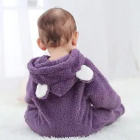 Newborn Baby Rompers Winter Warm Fleece Bebe Boys Girl Costume Infant Girls Clothing Animal Overall Baby Jumpsuits Xmas Outfit 5