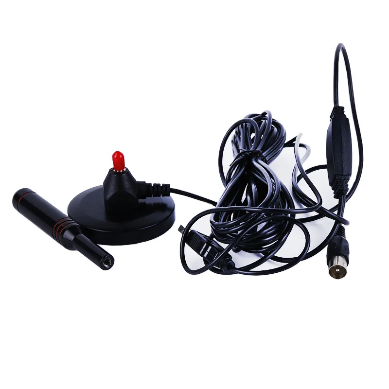 

dvb-t2 active antenna car HD digital TV set-top box antenna with USB amplifier