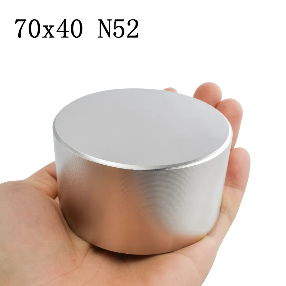 1 шт. неодимовый магнит N52 70x40 мм супер сильный Круглый магнит редкоземельный NdFeb 70*30 мм сильный постоянный мощный магнитный