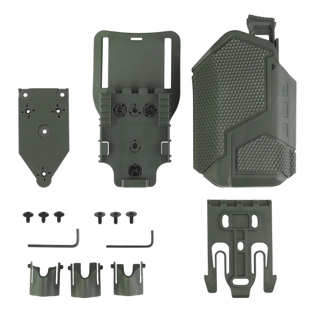 

Tactical Holster X300U Flashlight Universal Pistol Holster with QLS Components for Military Airsoft Glock