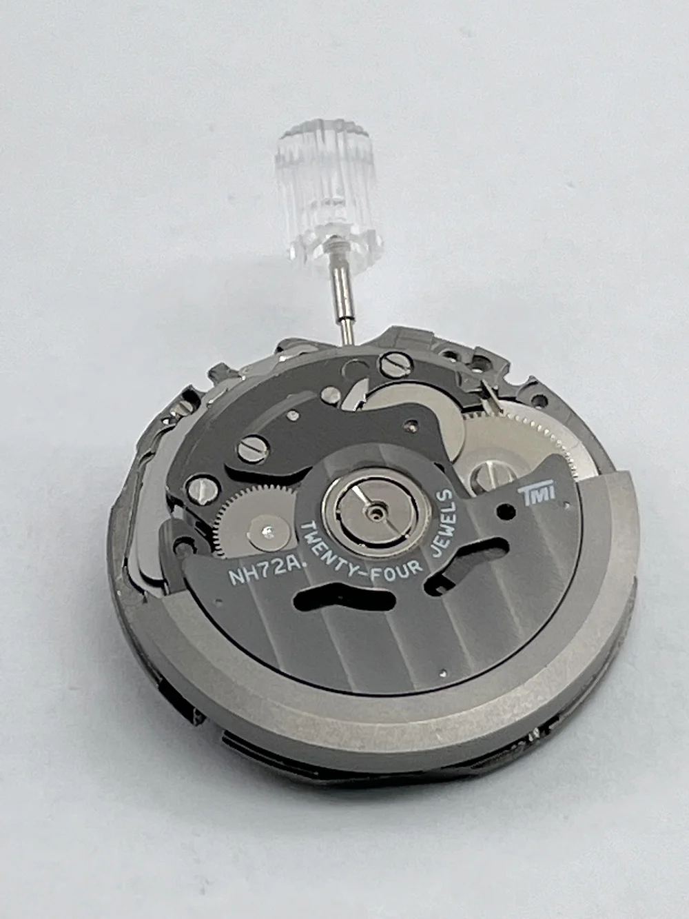 Mechanical Watch Movement Genuine NH72 Black Skeleton Automatic Mechanism Replacement NH72A High Accuracy 24 Jewels