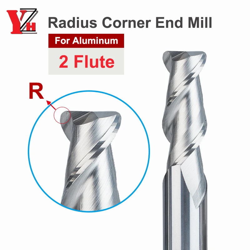 

Индивидуальная угловая радиальная Концевая фреза для алюминия HRC55 2 канавки CNC R Bullnose резак вольфрам карбид сталь Спираль Инструменты Металл