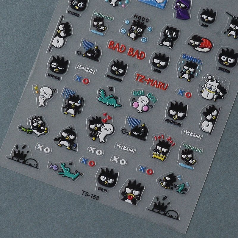 10/30/50/100pcs Kawaii Sanrio Cartoon Stickers BADTZ-MARU Anime