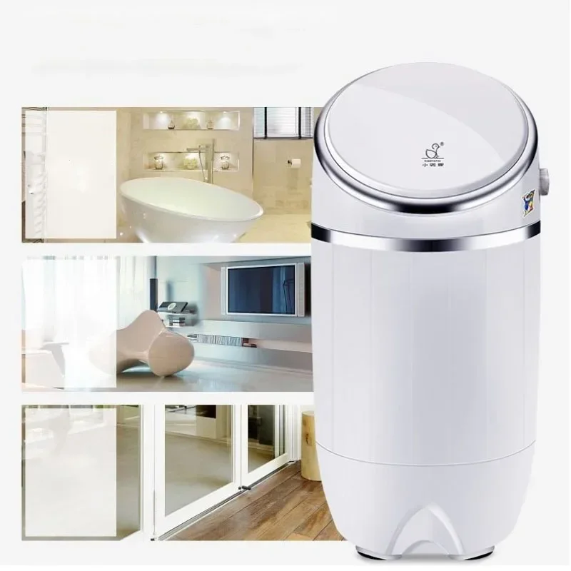 3.5kg/3.6kg/4.5kg Clothes Portable Mini Washing Machine Spin Compact Washer Low Noise for Home Dorm Machine Single-barrel Washer 5