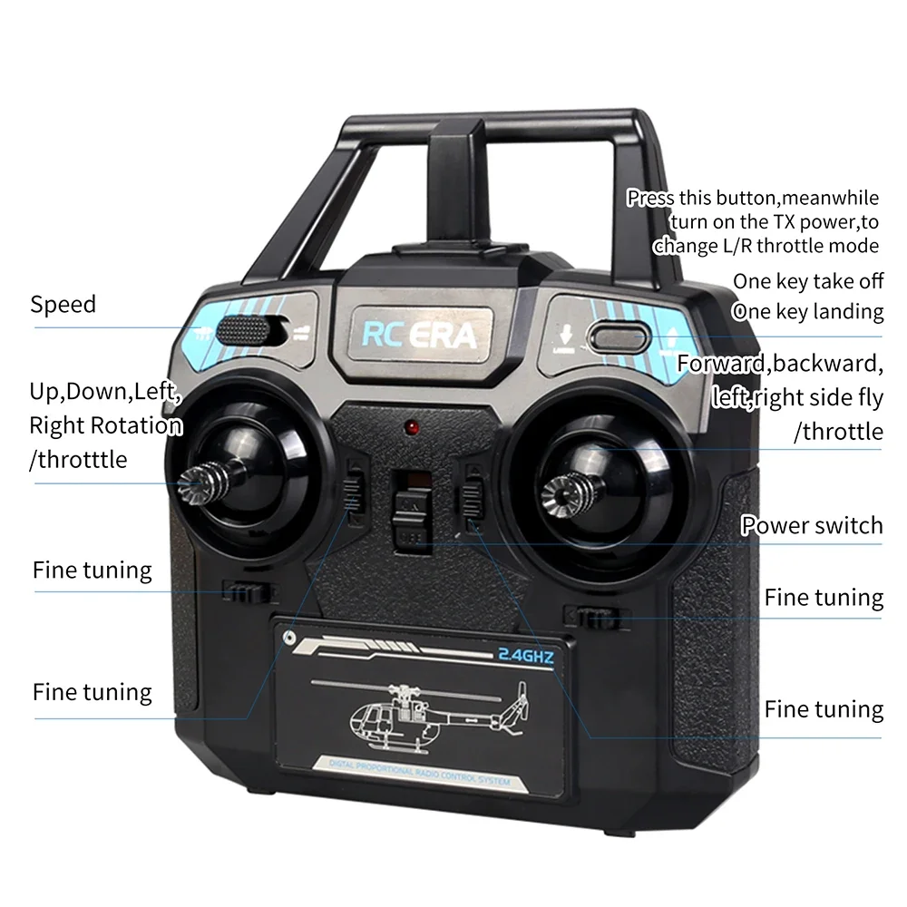 Hélicoptère RC EC135 Télécommandé - Modèle Réaliste 1:? avec Gyroscope