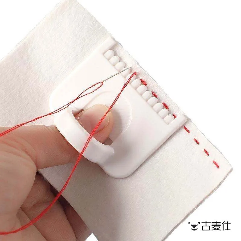 가정용 바느질 보조 도구 수제 DIY 바느질 가장자리 고정 다기능 실 바늘 (패브릭 아트 및 공예용)