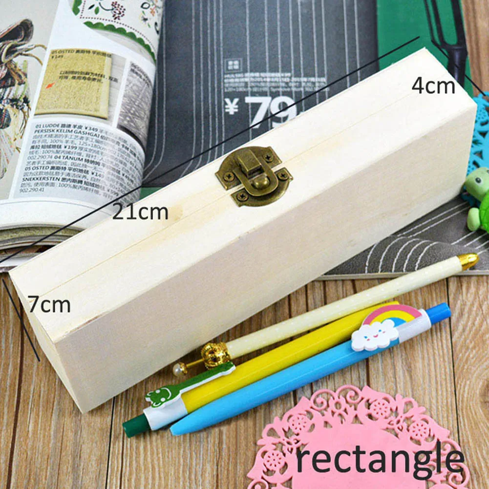 

Wooden Box Bracelet Decorate Table Earings 1Pcs For Outdoor Travel For Storing Jewelry Gift For Friends Hair Clip