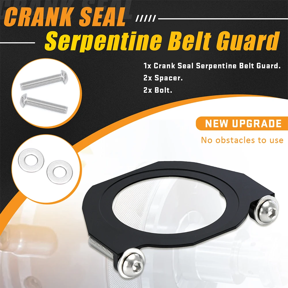 Crank Seal Guard Crank Seal Serpentine Belt Guard For BMW N52 N54 N55 S55 135i 335i 435i 535i X1 X3 X5 Protection Guards Plate Replacement