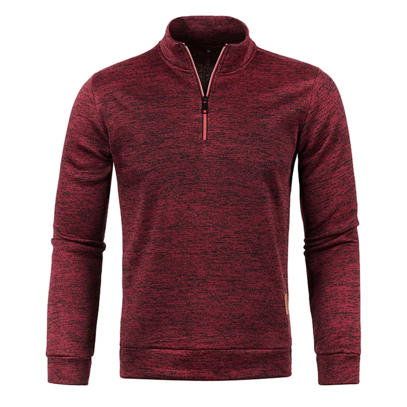 Winter Men's Fleece Thicker Sweater Coat Half Zipper Turtleneck Warm Pullover Quality Male Slim Knitted Wool Sweaters 4XL 2