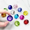 Colors Crystal Diamond Shaped Paperweight Decorative Cut Glass Giant Gemstone Wedding Home Decoration Christmas Gift 2